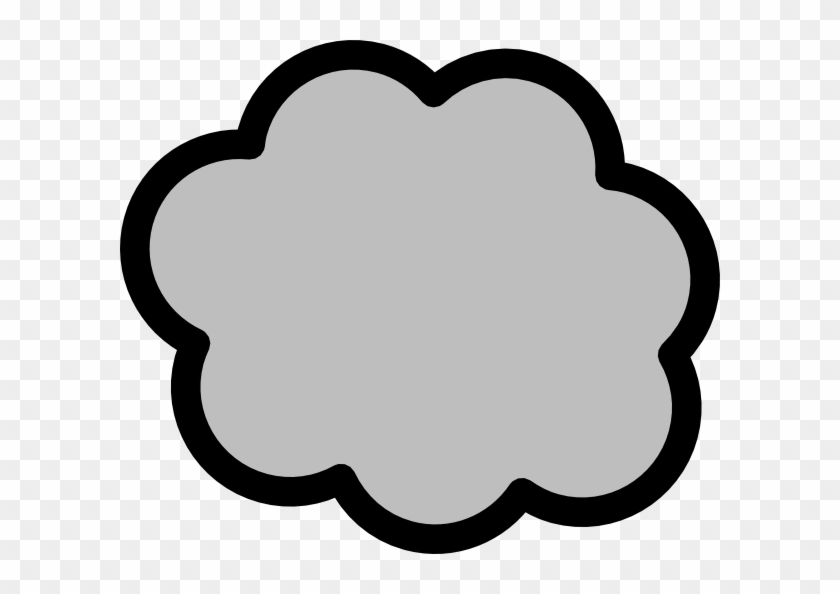 Greycloud Clip Art At Clker - Cloud #182361