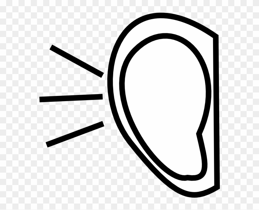 Crafty Inspiration Ideas Ear Clipart Right Clip Art - Listening Clipart Black And White #182367