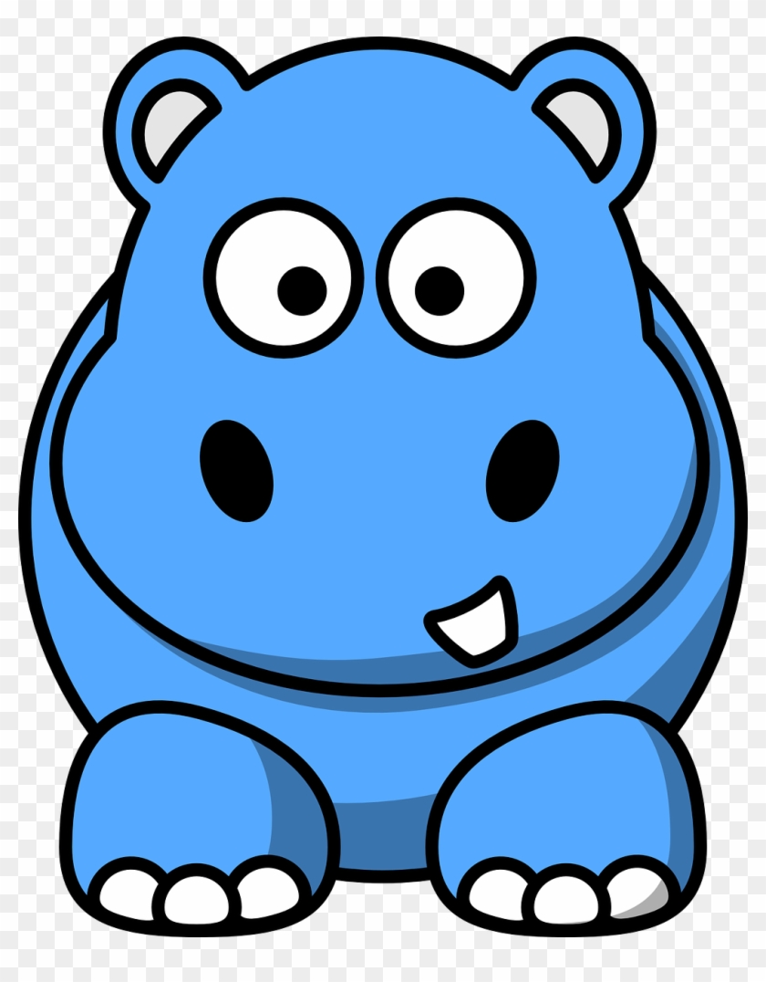 Hippo Clip Art - Cartoon Hippo #182418