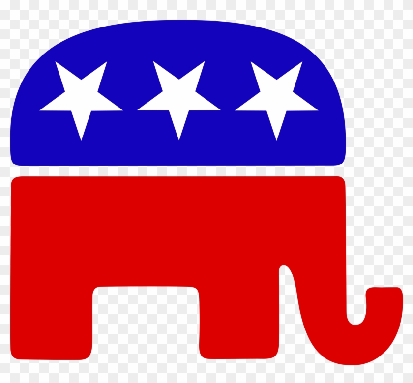 Credit Wikipedia - Org - Republican Elephant Clipart #182420