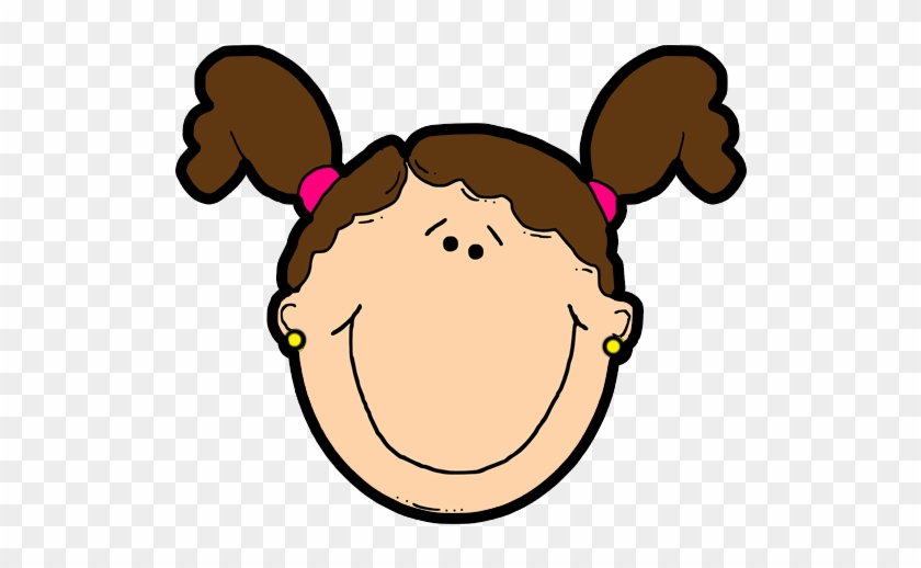 Ear Piercing - Girl Face Clip Art #182460