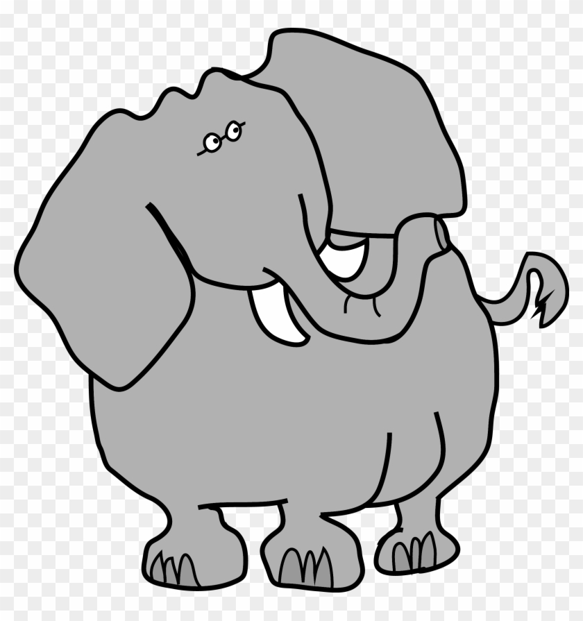 See - Clipart Of Big Elephant #182461