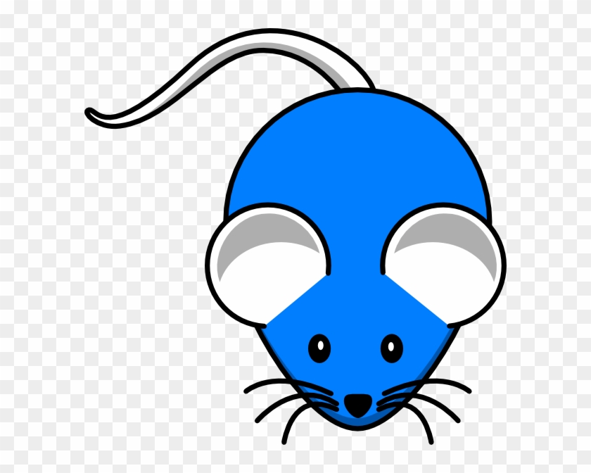 Blue Mouse Clip Art - Easy Mouse Face Drawing #182477