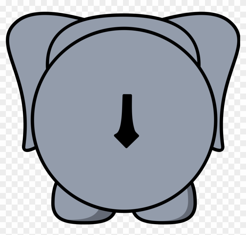 Elephant Back - Back Of An Elephant Clipart #182481