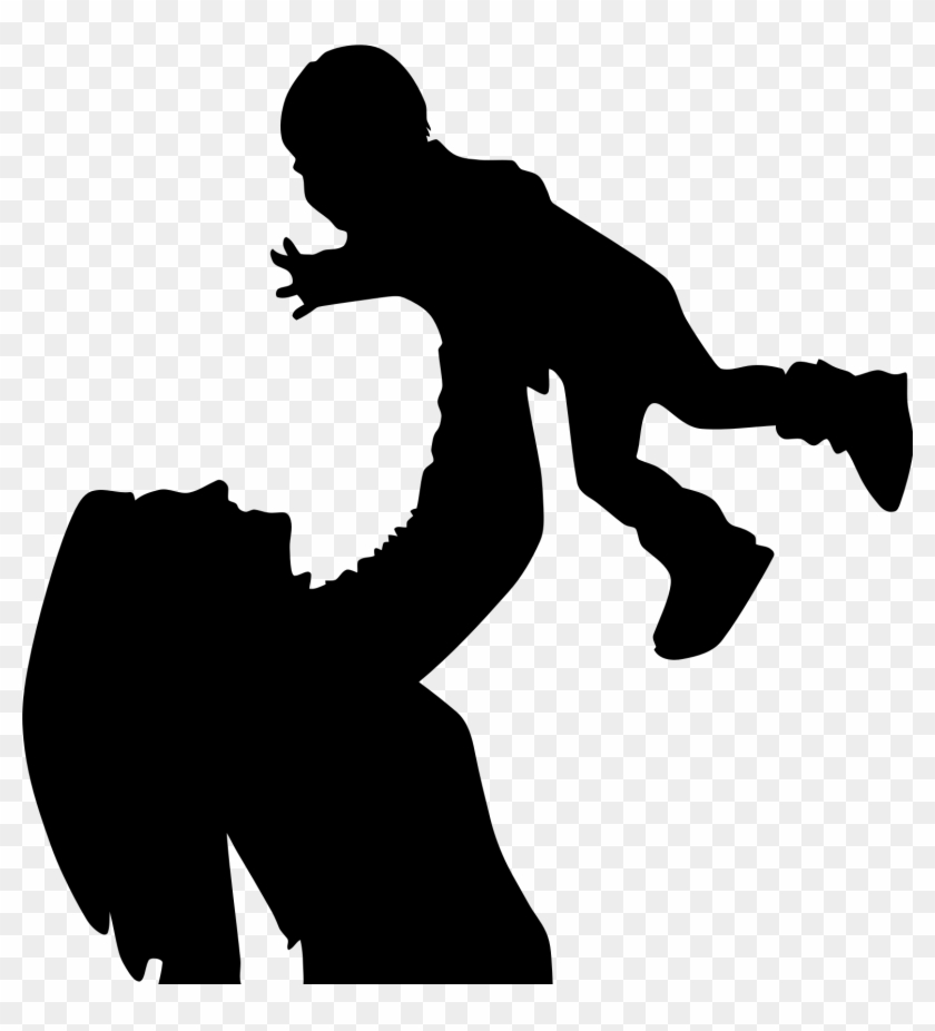 Reach Out And Read Benefits Adolescent Mothers - Mother With Child Silhouette #182510