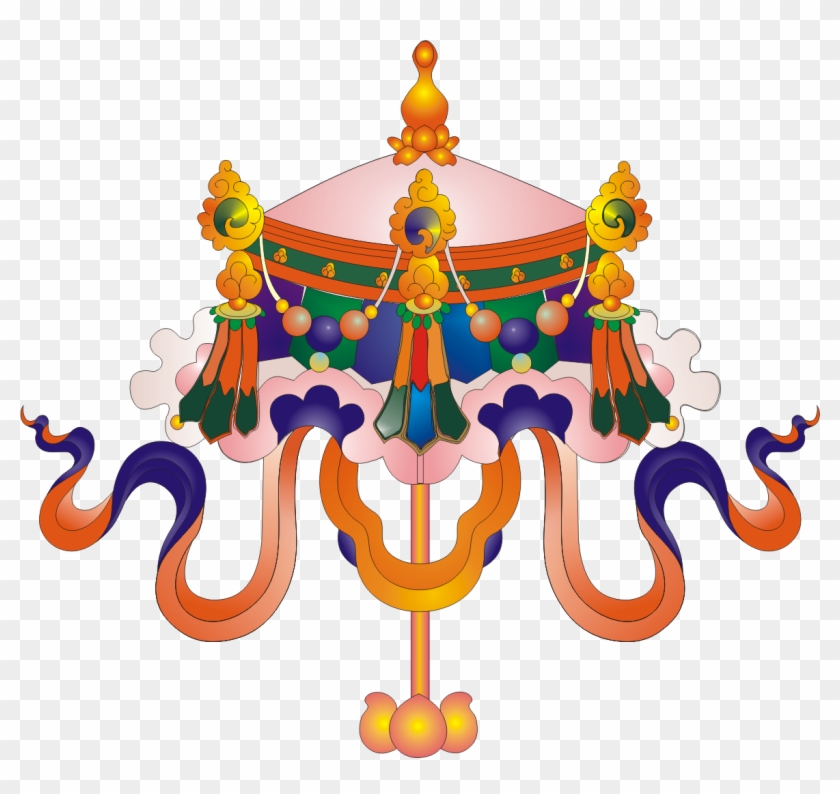 Umbrella Clipart Eight - Umbrella Tibet #182530