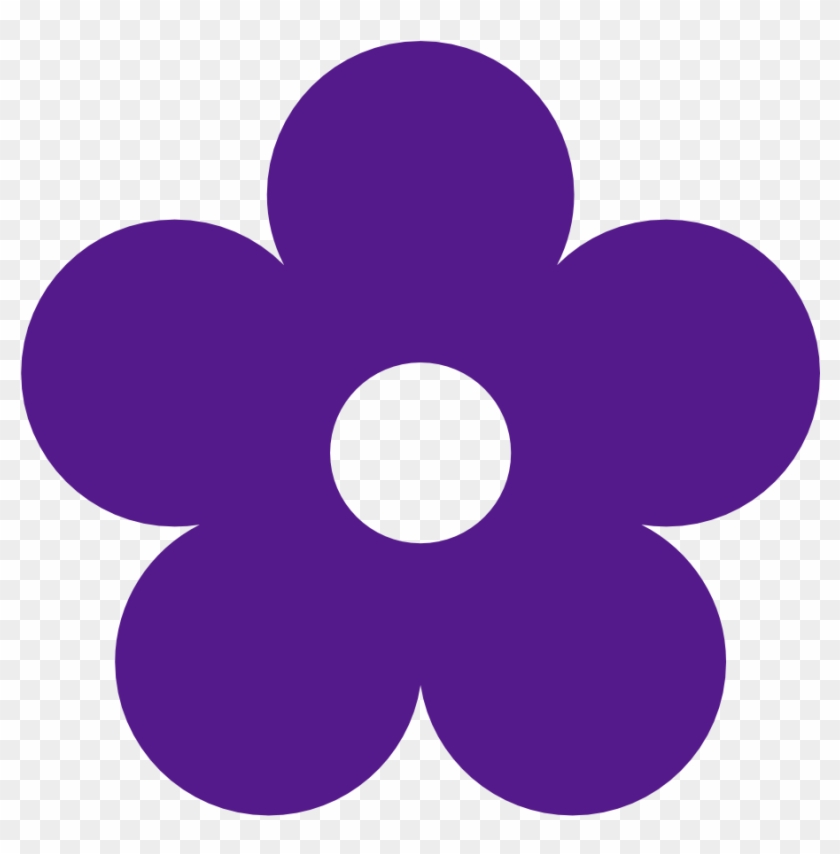 Purple Flowers Clip Art - Clip Art Purple Flower #182553