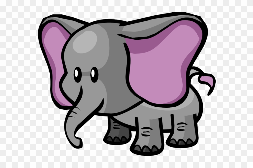 File - Elephant - Cartoon Elephant Png #182571