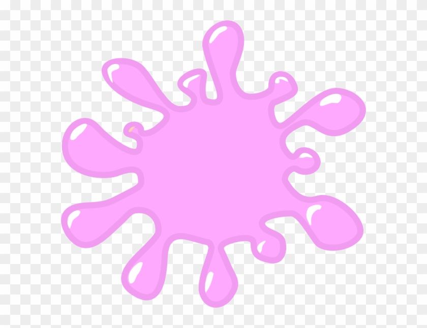 Pink Clip Art - Yellow Colour Splash Png #182572