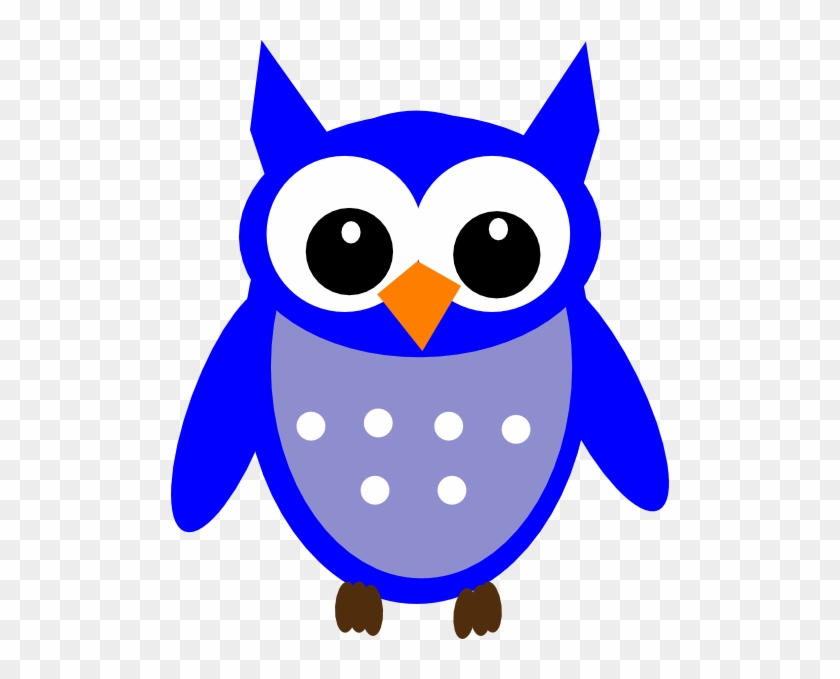 Blue Owl Clip Art - Purple And Blue Owl #182575