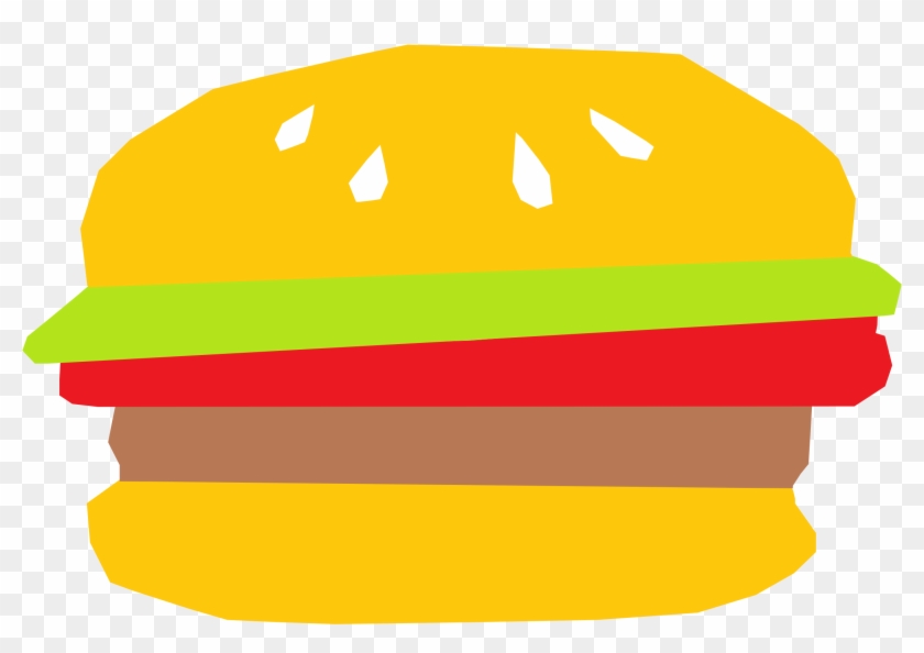 Burger Clipart Wallpaper Yellow - Burger Png #182611