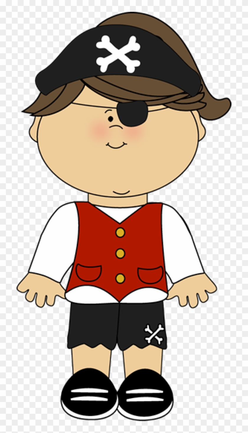 Kid Girl Pirate - Pirate Boy And Girl Clipart #182677