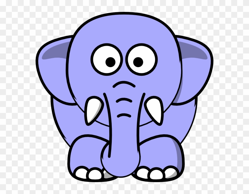 Elephant Face Clip Art - Cartoon Elephant #182707