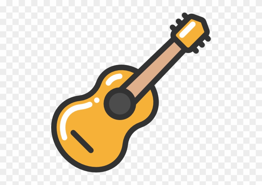 Acoustic Guitar Free Icon - Guitar Vector Png #182824