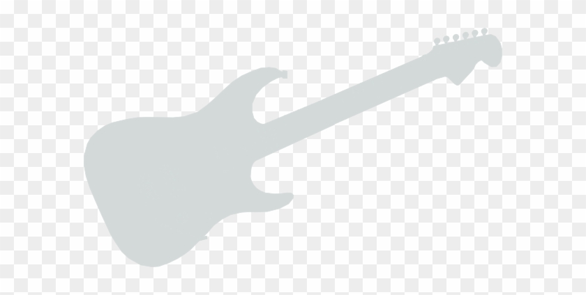 White Guitar Outline Png #182826
