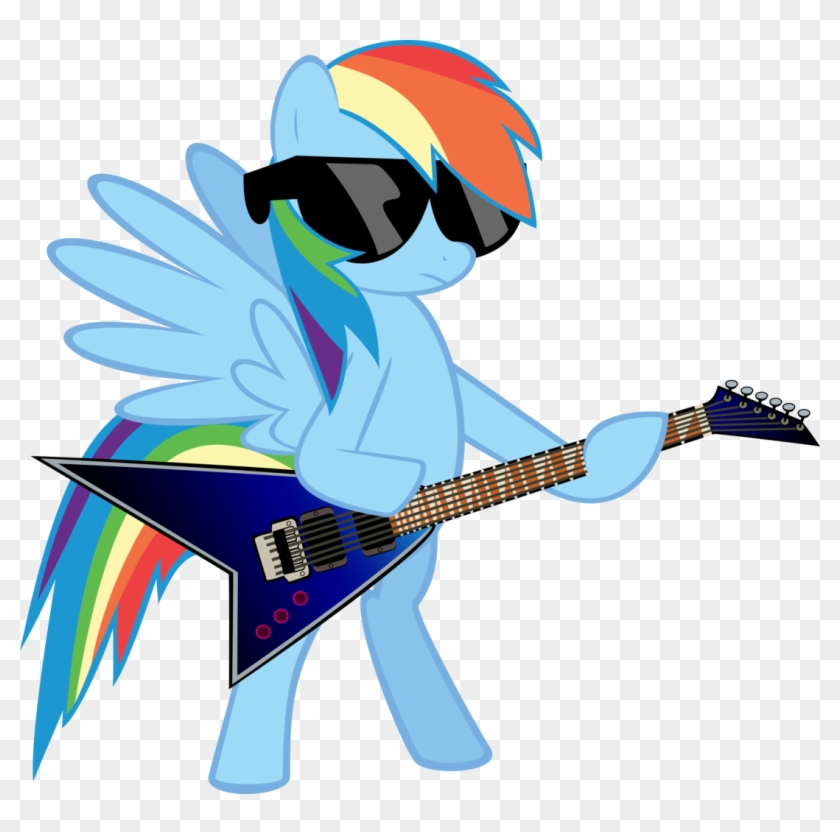 Absurd Res, Artist - My Little Pony Rainbow Dash Guitar #182865
