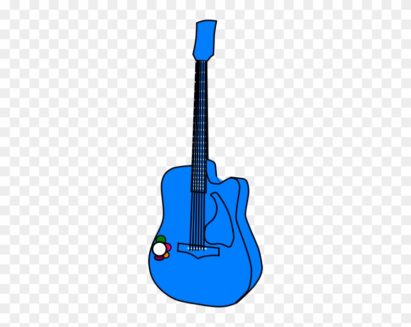 Blue Guitar Clip Art #182874
