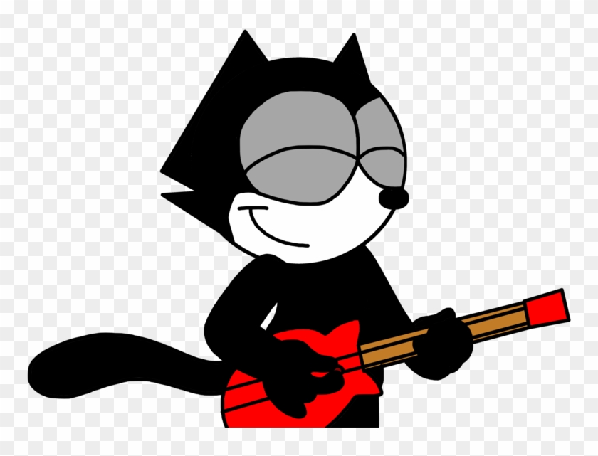 Felix Playing A Guitar - Felix The Cat #182885