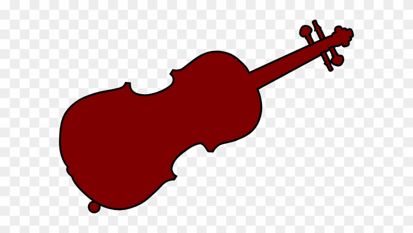 Brown Fiddle Clip Art - Violin Vector #182904