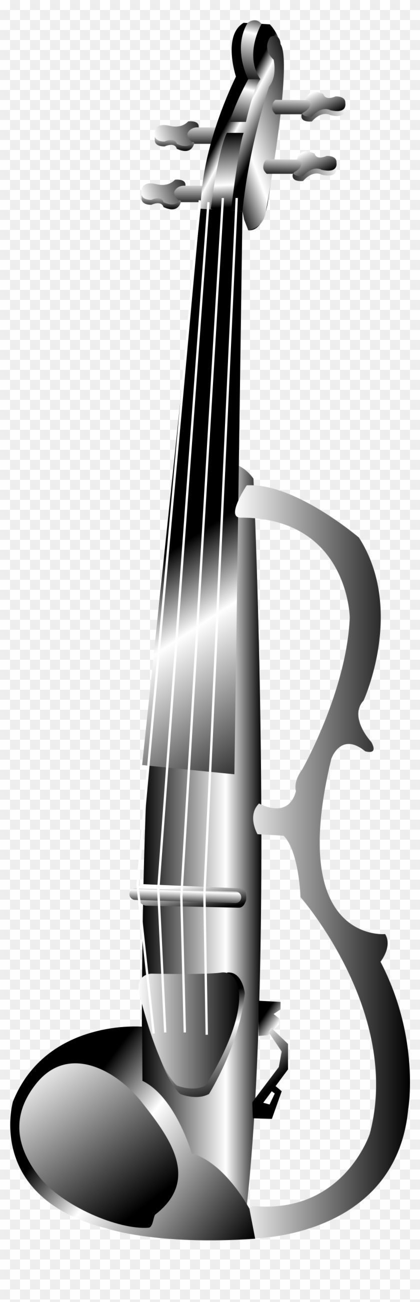 Violin Clip Art Black And White Clipart - Violin Png #182947