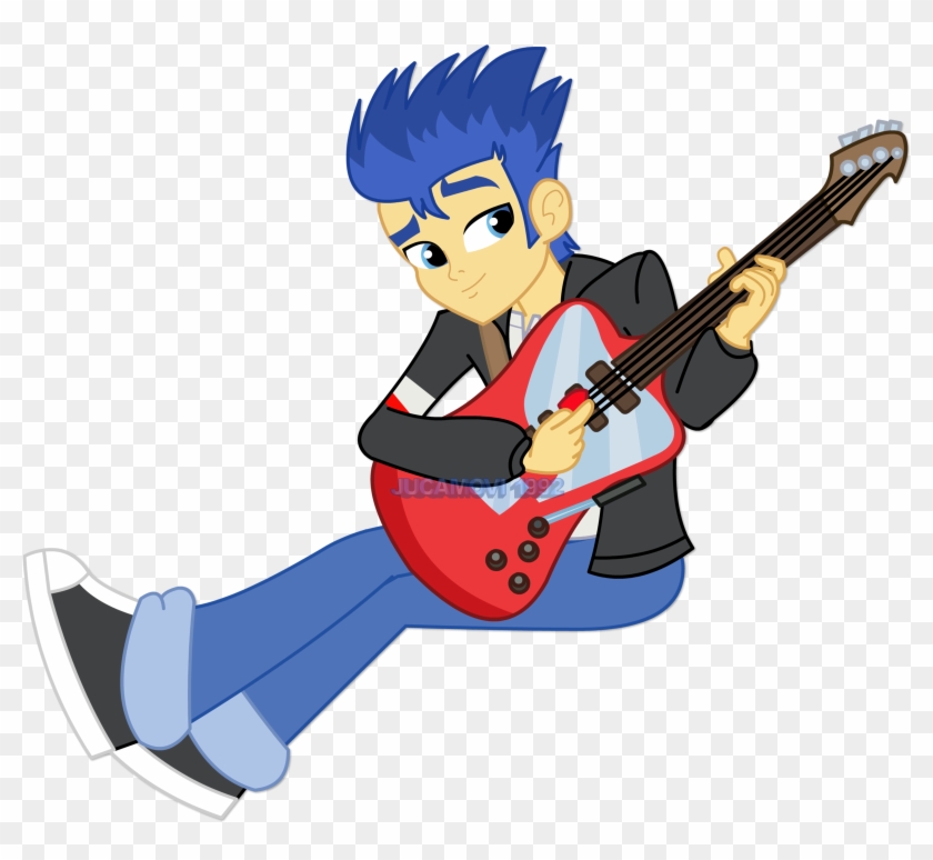 Flash Sentry Playing The Guitar By Jucamovi1992 - Flash Sentry Pony Guitar #182951
