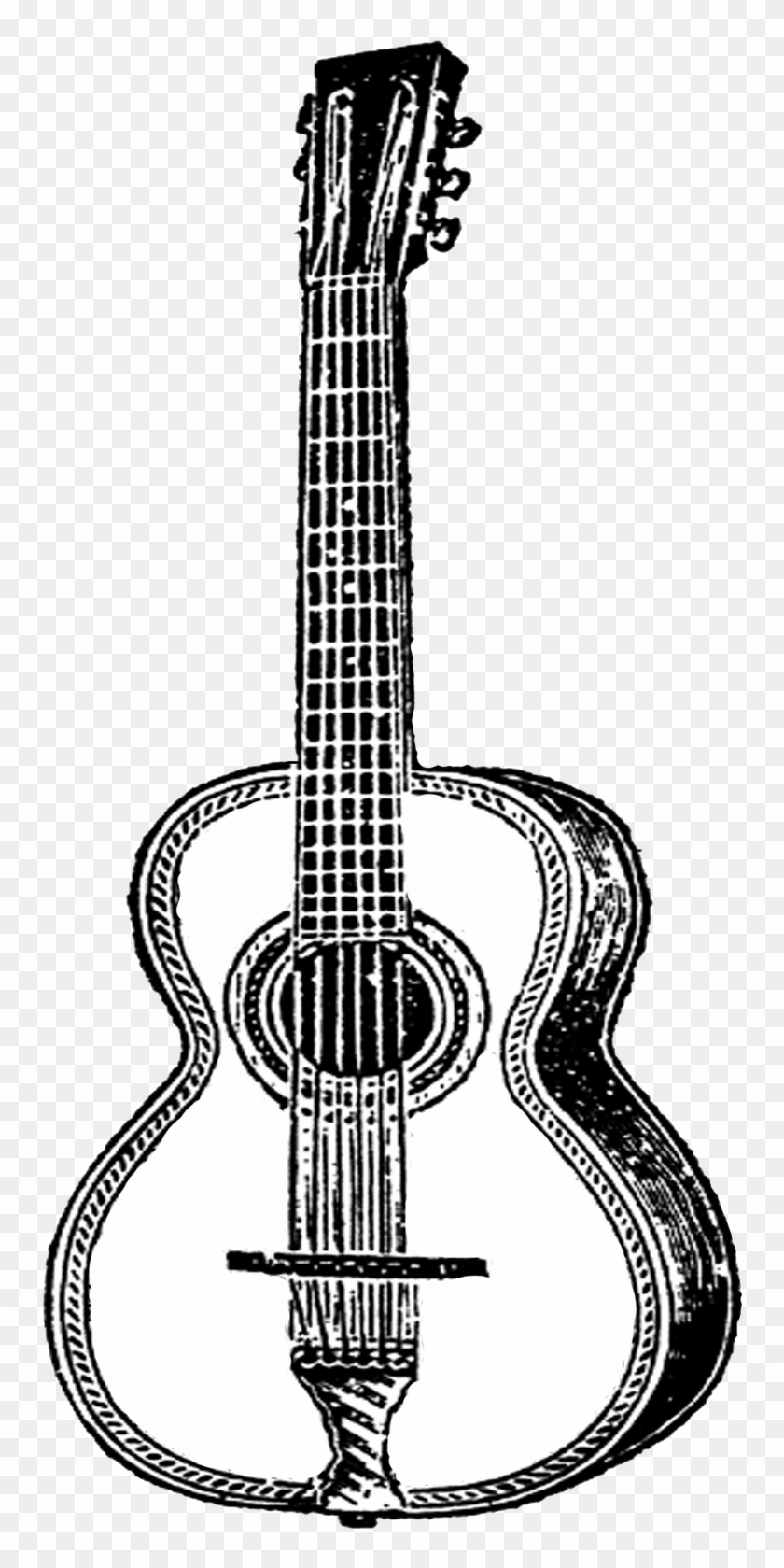 Guitar Transparent Clipart - Acoustic Guitar Clip Art #182969