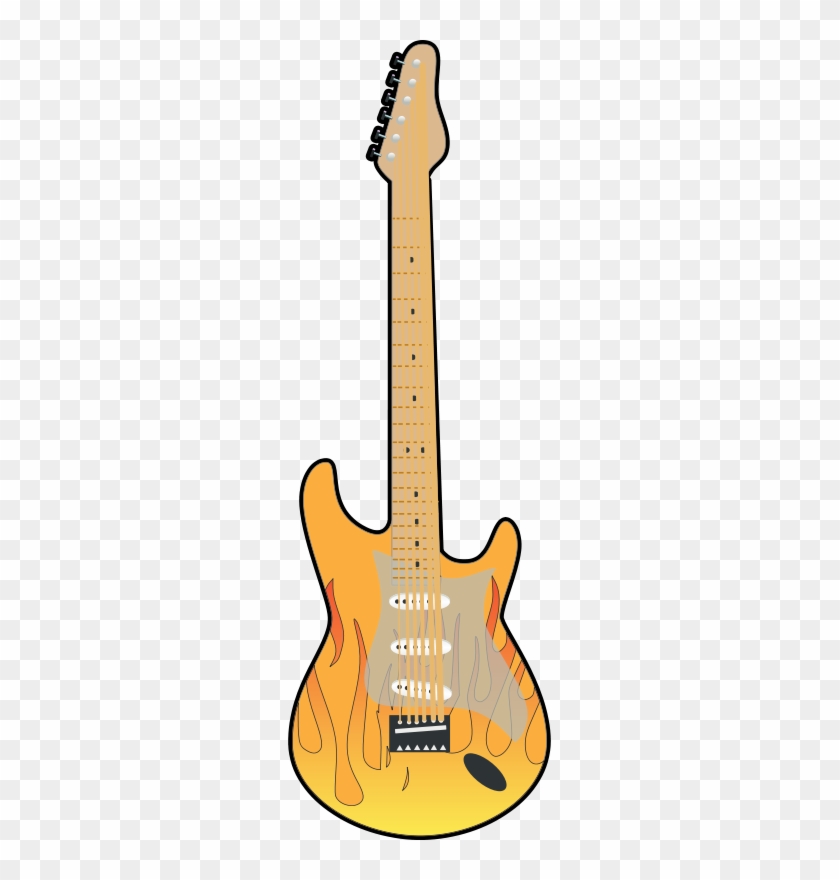 Guitar Clip Art - Elektro Gitar Çizimi #182973