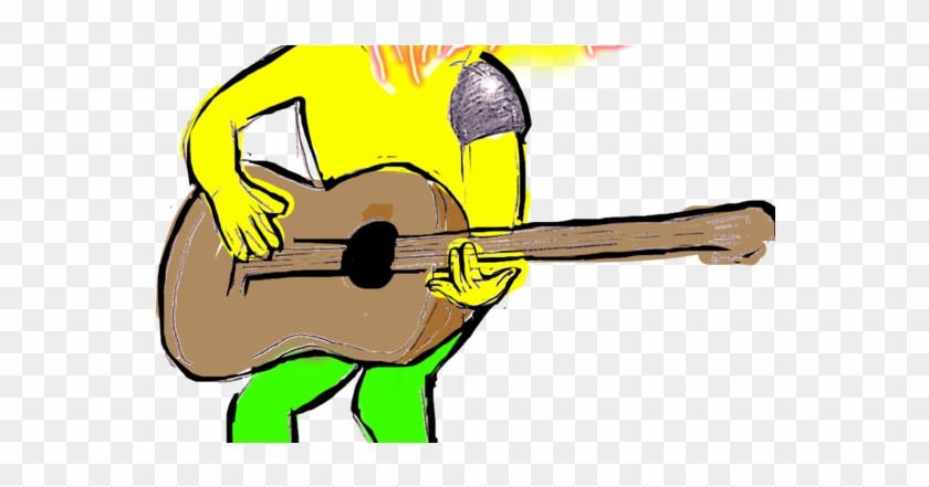 Acoustic Guitar Clipart - Cartoon #182991