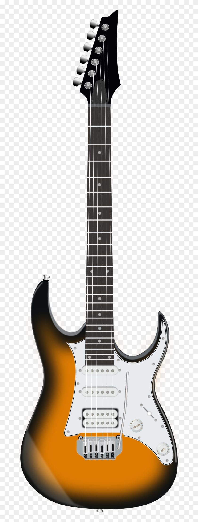 Free To Use Amp Public Domain Guitar Clip Art - Electric Guitar Ibanez Grg140-sb Sunburst #182999
