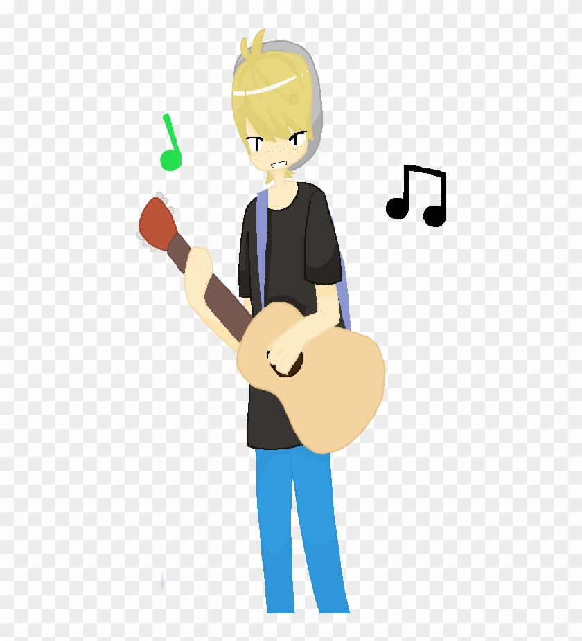 Playing Guitar Cartoon Gif #183012