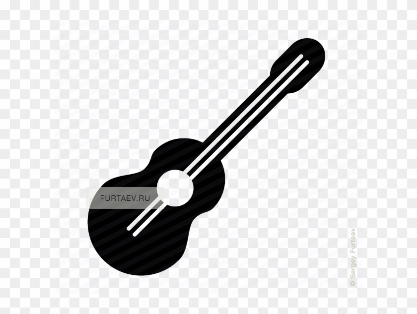 Vector Icon Of Acoustic Guitar - Acoustic Guitar #183035