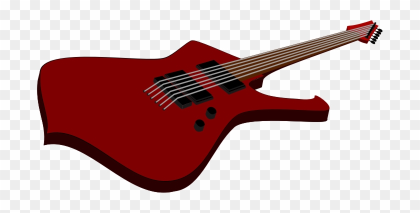 Red Electric Guitar Clipart - Clip Art Png Gitar #183111
