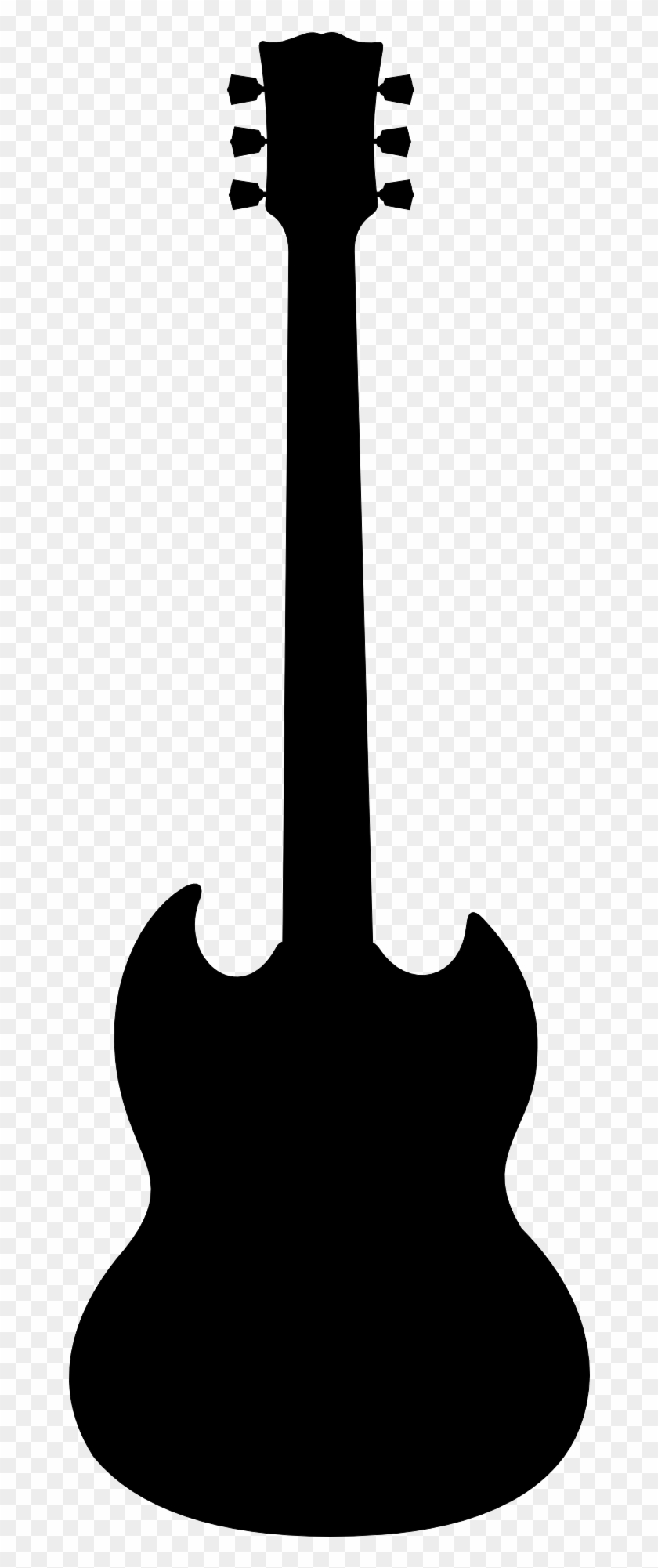 Clipart - Guitar Silhouette Png #183123