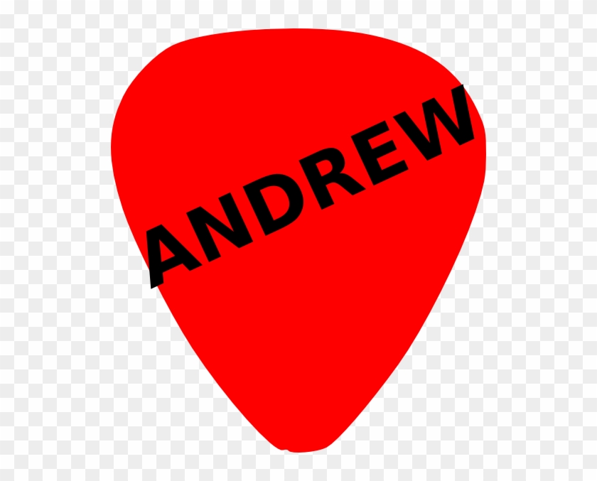 Red Guitar Pick Png #183164