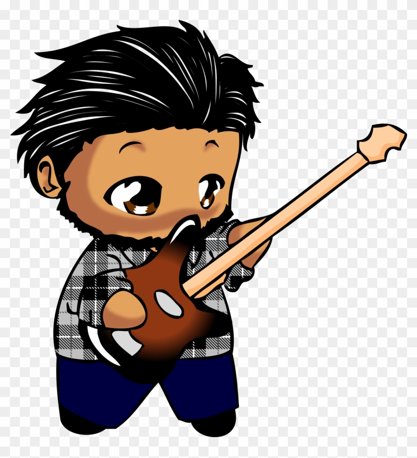 Chibi Guitar Player By Kasuto-productions - Guitarist #183182