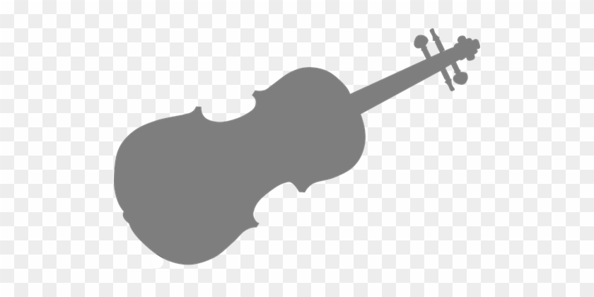 Violin String Instrument Silhouette Acoust - Violin Clip Art #183245