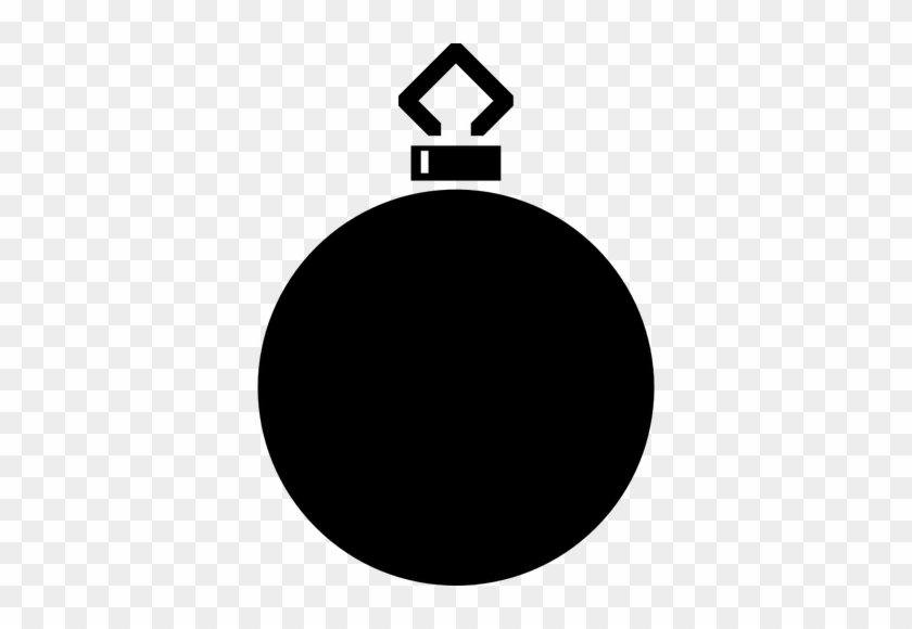 6618 Silhouette Free Clipart Public Domain Vectors - Bauble Silhouette #183259