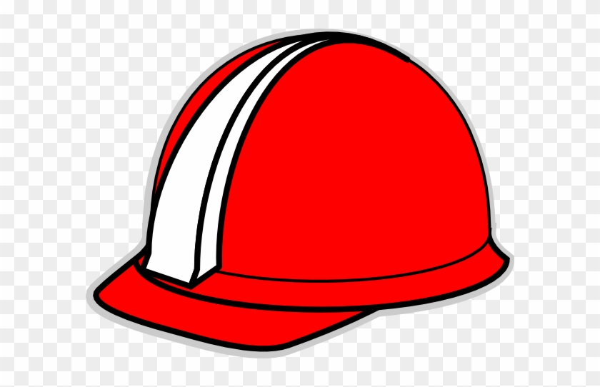 Beautiful Inspiration Hard Hat Clipart Red Clip Art - Red Hardhat Cartoon #183338