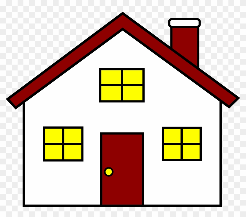 Home - House With Windows Clipart #183387