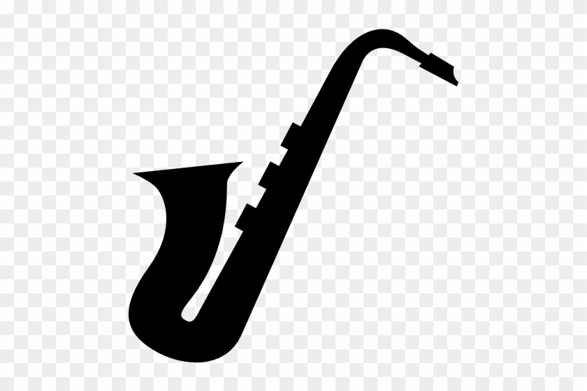 Saxophone Side View Silhouette Free Icon Saxofon Pinterest - Saxophone Silhouette #183391