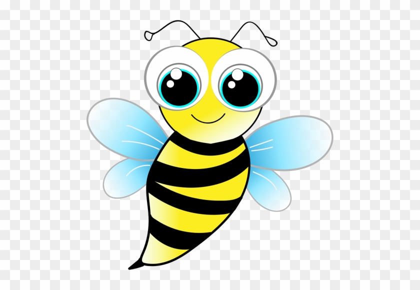 Bee Wasp Funny Cute Insect Yellow Bee Bee - Big Eyed Bee #183397