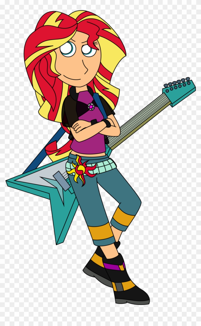 Guitar Hero Sunset Shimmer By Joeycrick - Sunset Shimmer #183505