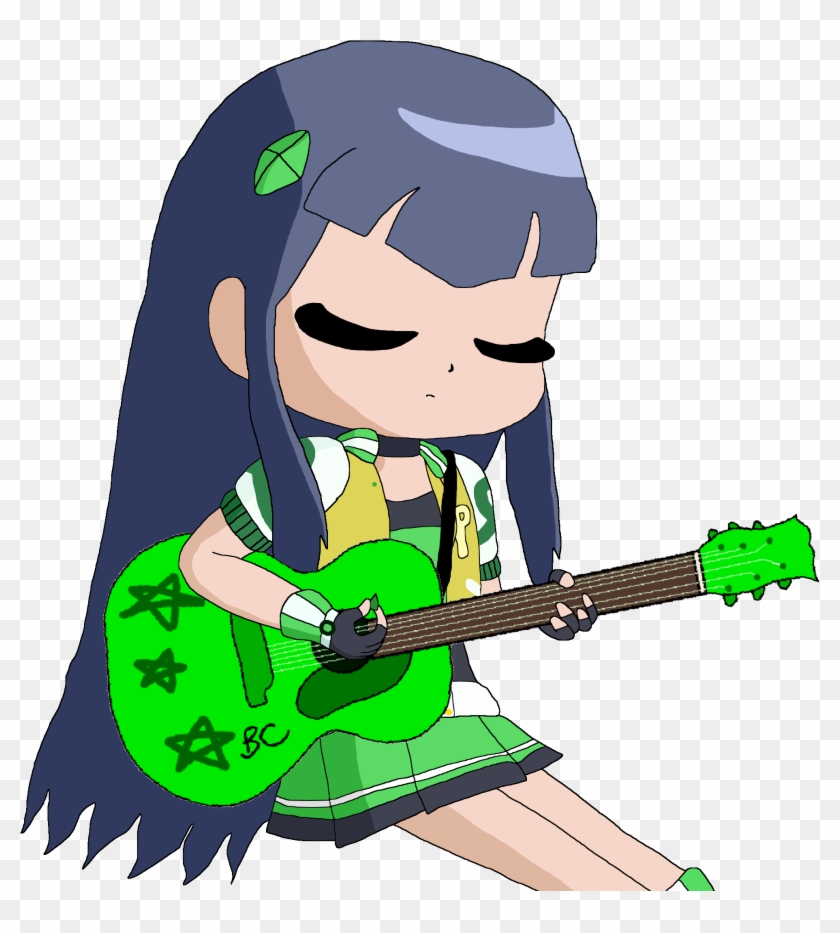 Beautiful Kaoru And Her Guitar Png By Diamondthevocalo - Cartoon #183540