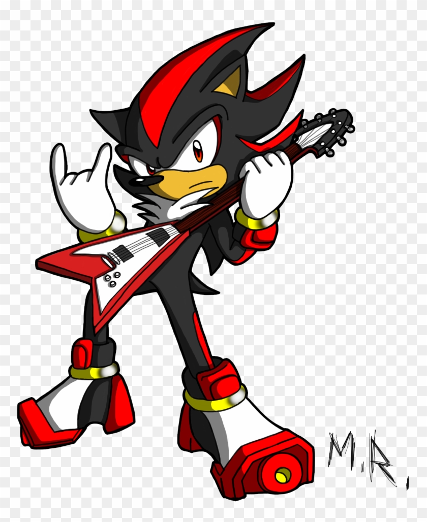 Shredding Shadow By Shadowninja976 - Shadow The Hedgehog Guitar #183550