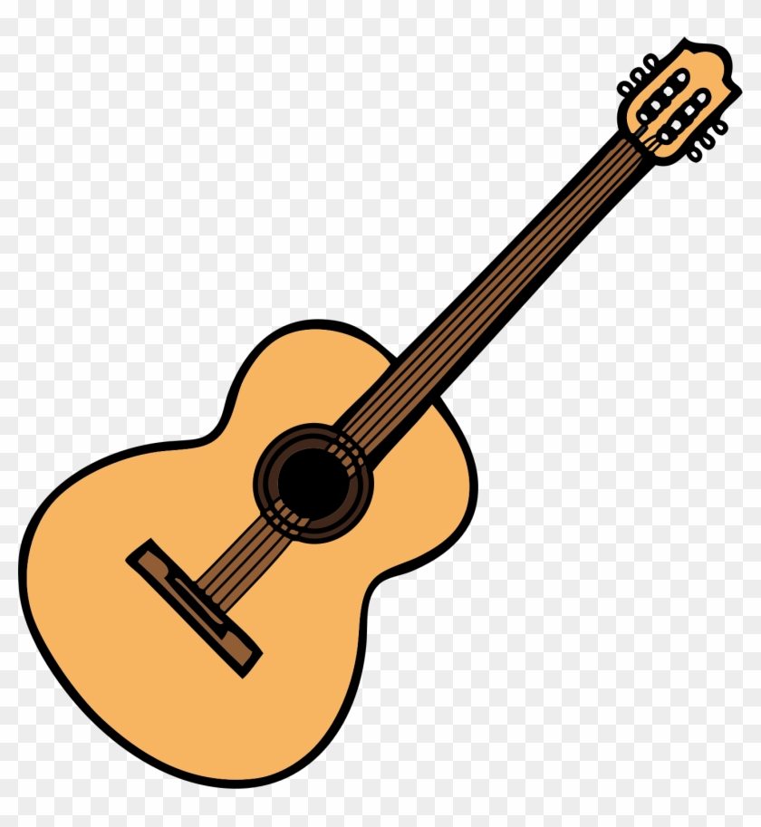 Acoustic Guitar Clipart Acoustic Guitar Music Free - Guitar Clipart Transparent Background #183552