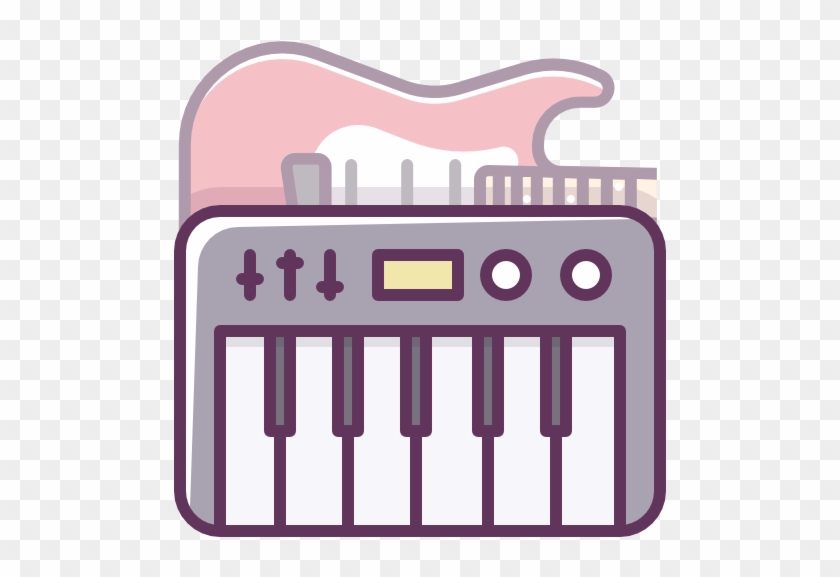 Gitarre, Klavier, Musik, Musikalische Symbol - Guitarra Y Piano Png #183568