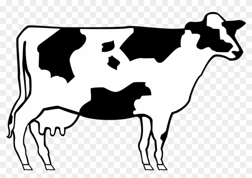 Beef Clipart Farm Animal - Simple Cow #183591