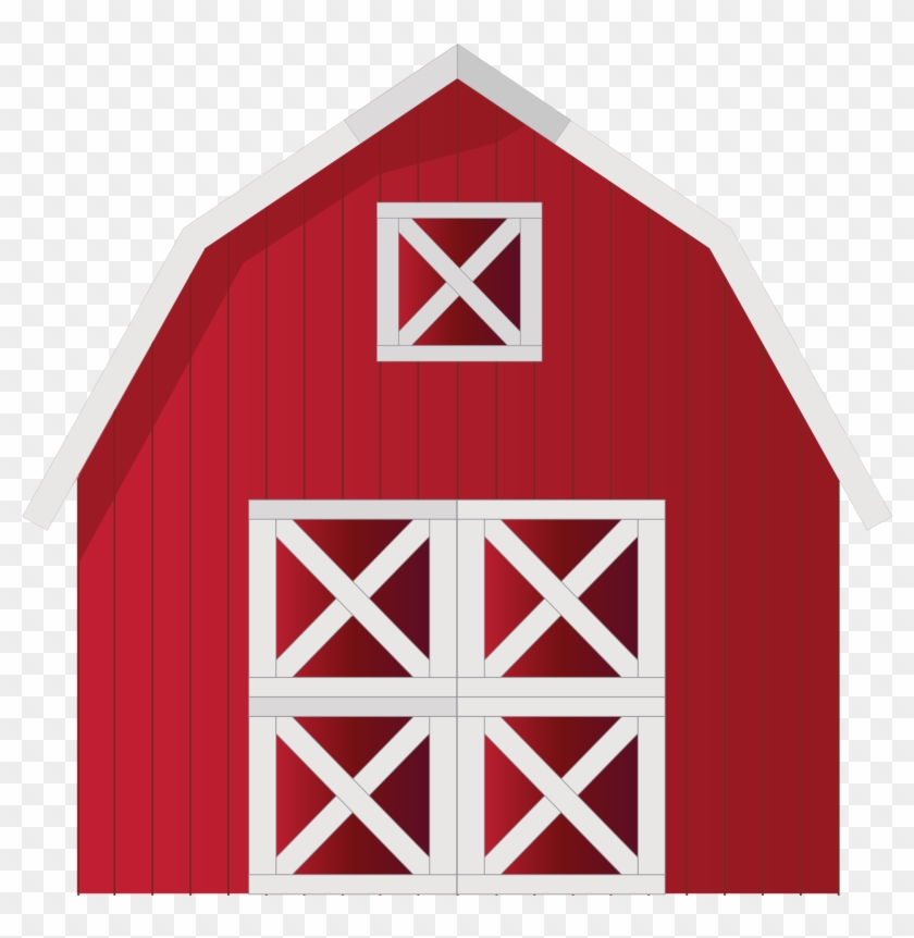 Free Image On Pixabay - Red Barn Vector #183641