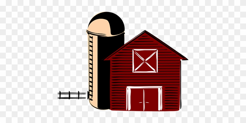 Barn Traditional Silo America Countryside - Farm Clip Art #183668