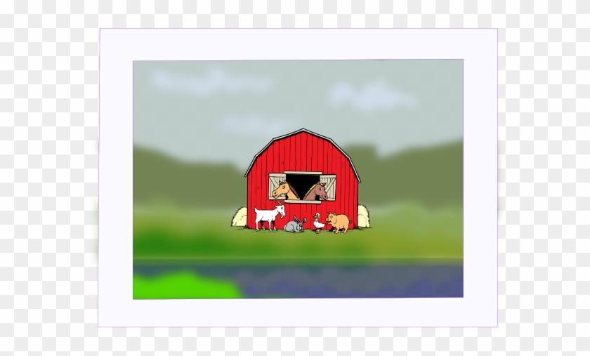 Barn Yard Painting Clip Art - Farm Animals #183707